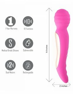 Vibrators Maia Zoe Twisty Dual Ended Vibrating Pleasure Wand 11 Vibrators Maia Zoe Twisty Dual Ended Vibrating Pleasure Wand