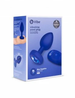 B-Vibe Vibrating Jewel Plug L/XL
