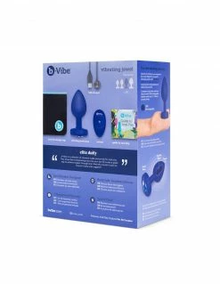 B-Vibe Vibrating Jewel Plug L/XL