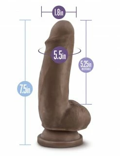 Au Naturel 7 Inch Sensa Feel Fat Boy Dildos