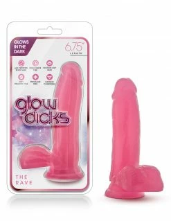 Dildos Glow Dicks The Rave 6.75 Inch Dildo