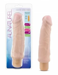 Au Naturel Home Wrecker Vibrating Dildo Flesh Vibrators