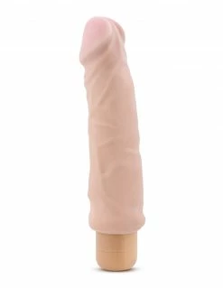 Au Naturel Home Wrecker Vibrating Dildo Flesh Vibrators