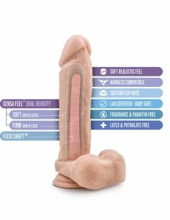 Au Naturel 9.5 Inch Realistic Dildo Dildos 12 Au Naturel 9.5 Inch Realistic Dildo Dildos