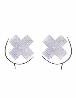 Neva Nude Rhinestone X Pasties