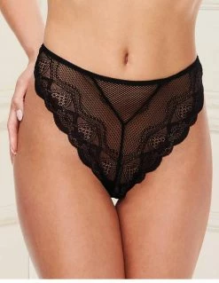 Baci Fishnet Lace Thong