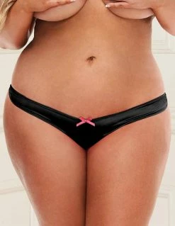 Baci Satin Lace Boyshort Lingerie