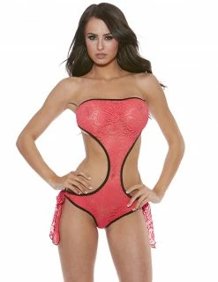 Bodyshotz Open Panel Side Tie Teddy