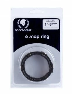 Bondage Spartacus 6 Snap Cockring