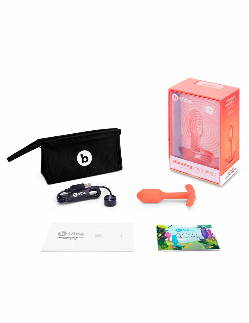 B-Vibe Vibrating Snug Plug 1 Small Vibrators 3 B-Vibe Vibrating Snug Plug 1 Small Vibrators