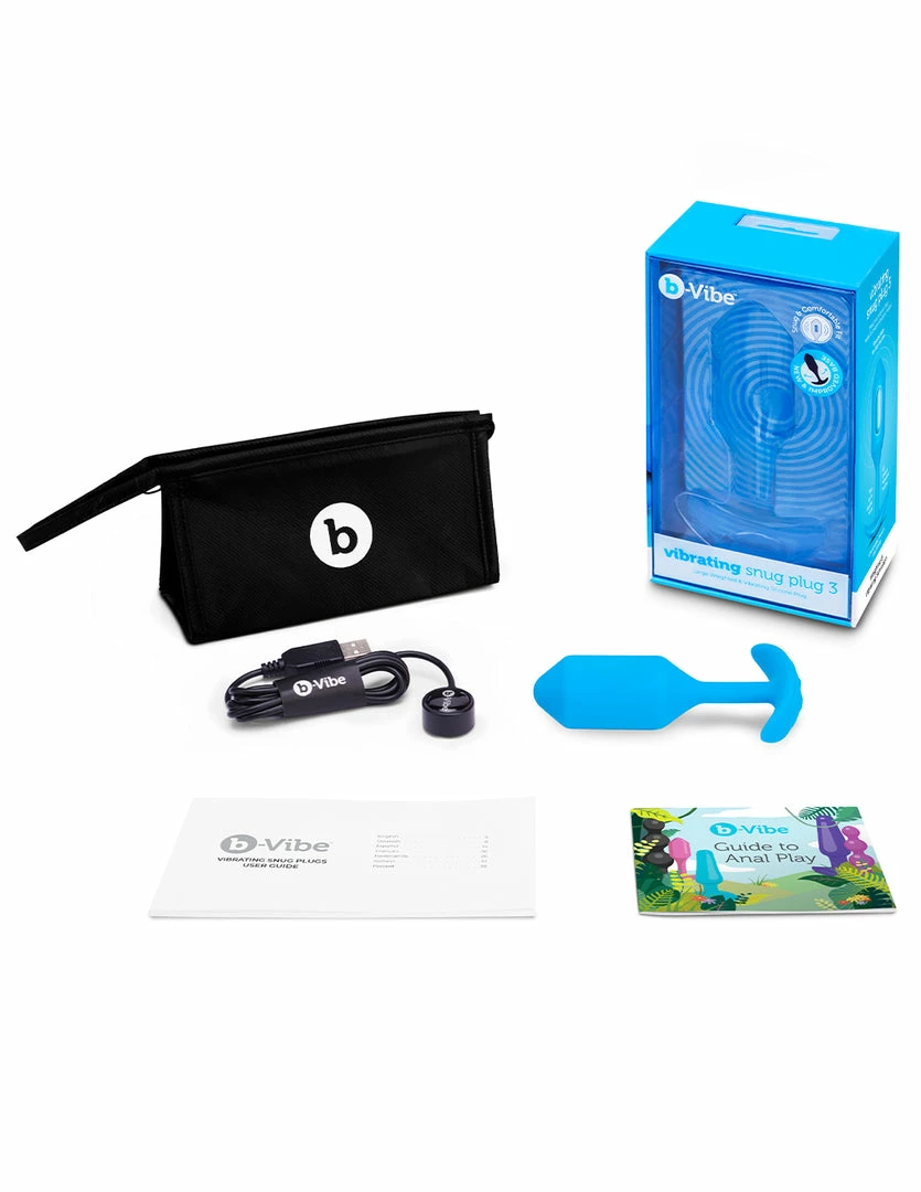 B-Vibe Vibrating Snug Plug 3 Large 3 B-Vibe Vibrating Snug Plug 3 Large