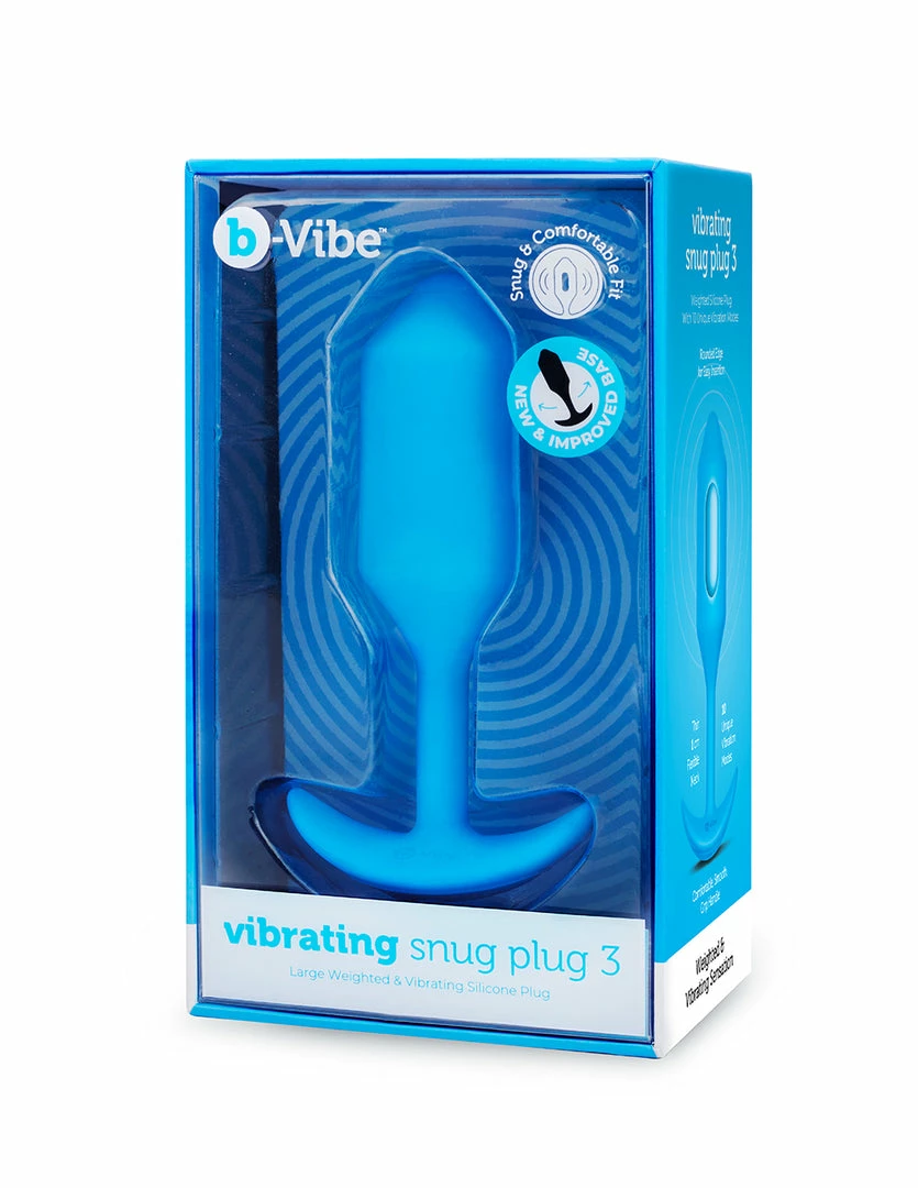 B-Vibe Vibrating Snug Plug 3 Large 7 B-Vibe Vibrating Snug Plug 3 Large