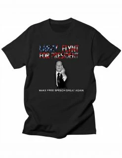 HUSTLER HUSTLER® Store Larry Flynt For President American Flag Tee