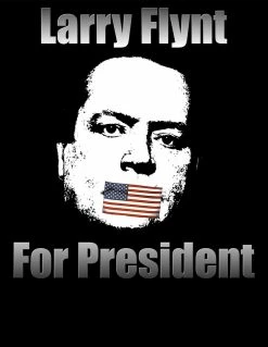 HUSTLER Larry Flynt For President Censor Flag Tee HUSTLER® Store