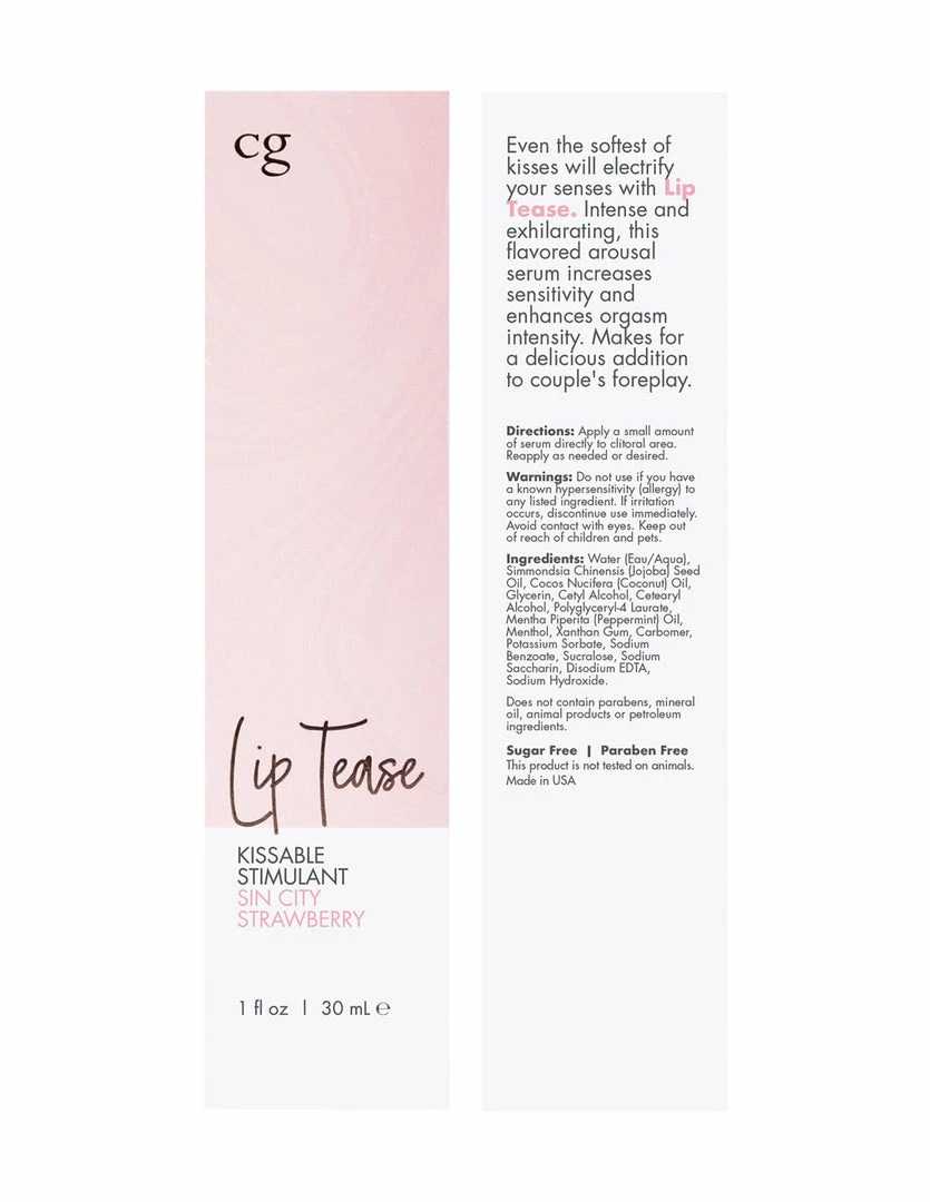 CG Lip Tease Kissable Stimulant 4 CG Lip Tease Kissable Stimulant