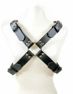 Funk Plus Leather Cross Harness Fetish Wear & Lingerie