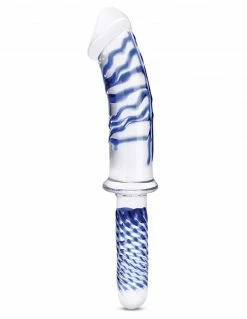 Glas 11" Double Ended Dildo With Handle Dildos
