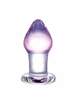 Glas Amethyst Rain Glass Butt Plug Anal
