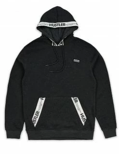 HUSTLER® Logo Tape Hoodie