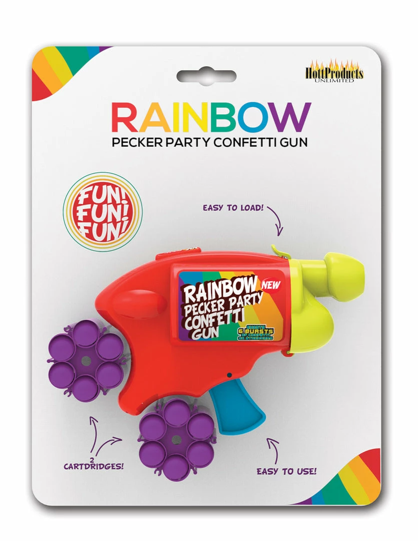 Hott Products Rainbow Pecker Party Confetti Gun Party Supplies 2 Hott Products Rainbow Pecker Party Confetti Gun Party Supplies