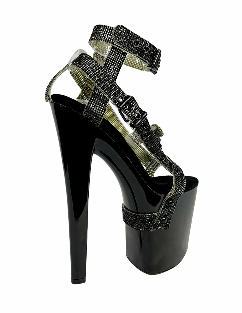 Heels HUSTLER® X Qrystal Platform 4 Heels HUSTLER® X Qrystal Platform