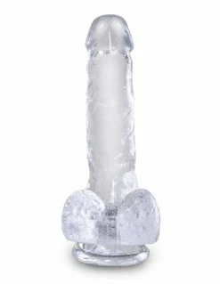 King Cock 6 Inch Suction Cup Dildo With Balls Dildos