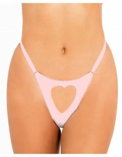 Roma Heart Cutout Thong Lingerie