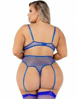 Roma Satin & Embroidery Teddy Lingerie