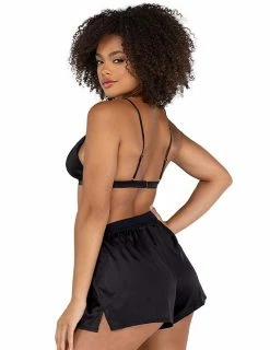 Roma Satin Shorts Lounge Set