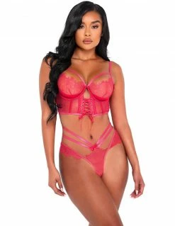 Roma Lashes For Lace 2pc Set Lingerie