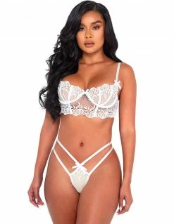 Roma Wedding Rosette 2pc Set Lingerie