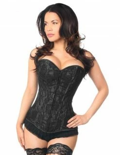 Daisy Corsets Lavish Lace Front Zipper Corset Fetish Wear & Lingerie