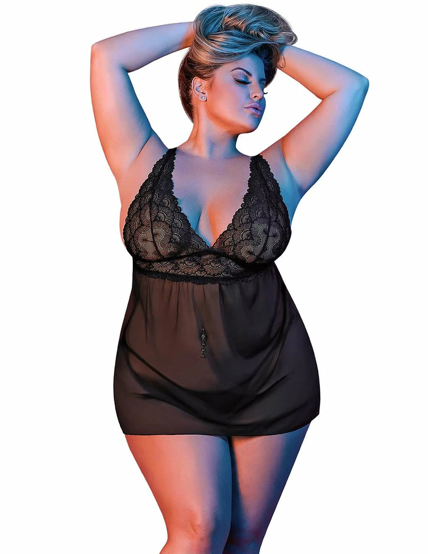 Exposed Zoey Babydoll Set 2 Exposed Zoey Babydoll Set