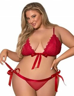 Lingerie Exposed Sugar & Spice Ribbon Tie Set