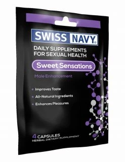 Swiss Navy Sweet Sensations For Him Supplement 4 Count