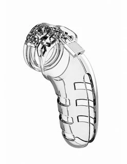 ManCage Model 6 Chastity 5.5" Transparent Cock Cage