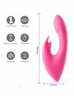 Vibrators Maia Leah 10 Function Dual Vibrator