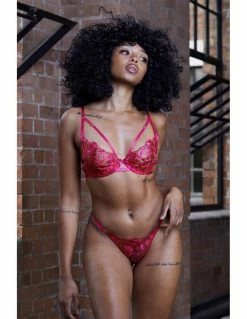 HUSTLER® Satin Sling Cup Bra