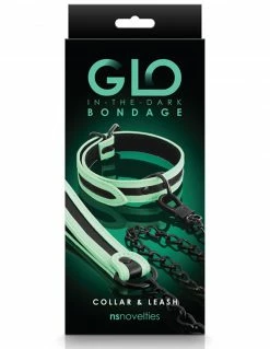 GLO Bondage Collar & Leash
