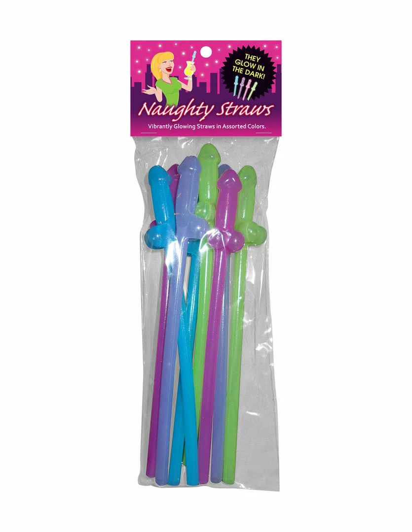 Kheper Games Glow In The Dark Naughty Penis Straws 1 Kheper Games Glow In The Dark Naughty Penis Straws