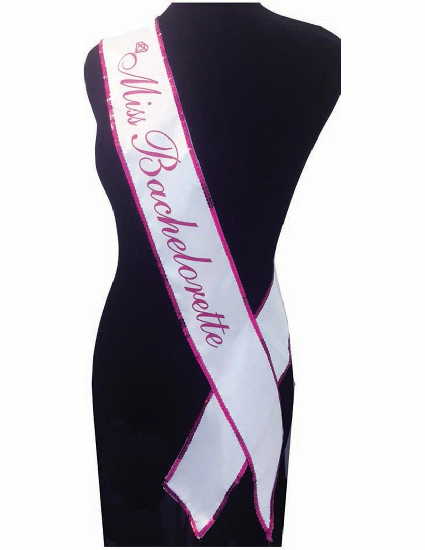 Little Genie Miss Bachelorette Sash 1 Little Genie Miss Bachelorette Sash