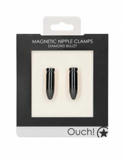 Ouch! Magnetic Diamond Bullet Nipple Clamps