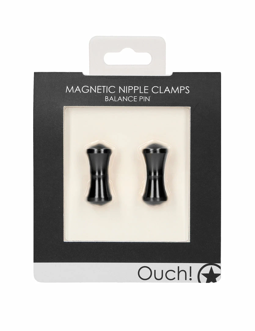 Bondage Ouch! Magnetic Balance Pin Nipple Clamps 4 Bondage Ouch! Magnetic Balance Pin Nipple Clamps