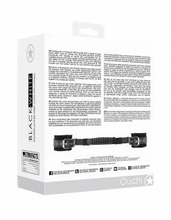 Ouch! Bonded Leather Hand Cuffs With Handle 13 Ouch! Bonded Leather Hand Cuffs With Handle