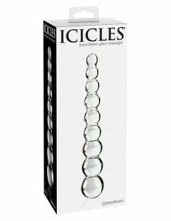 Icicles No 2 Glass Beaded Wand Dildos