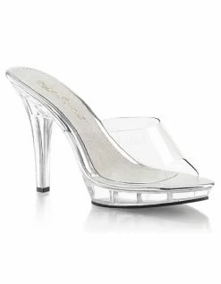 Heels Pleaser Lip 101 Heel Slide Clear