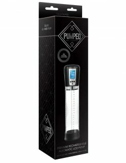 Rechargeable Vibrators Pumped Premium Automatic LCD Pump