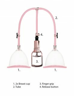 Bondage Pumped Rose Gold Breast Pump Set 13 Bondage Pumped Rose Gold Breast Pump Set