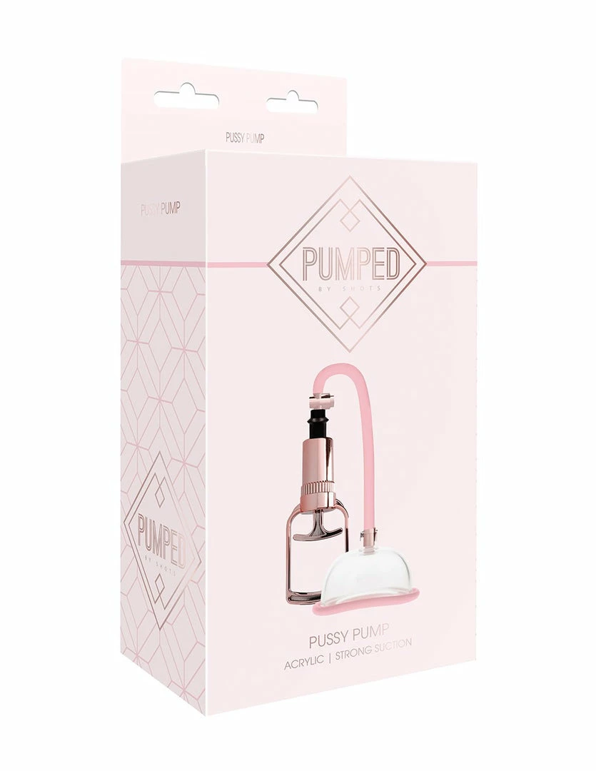 Clamps & Suction Pumped Rose Gold Pussy Pump 6 Clamps & Suction Pumped Rose Gold Pussy Pump