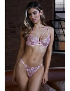 HUSTLER® Satin Sling Cup Bra